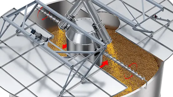 Thermostatic Anaerobic SSF Disc Fermenter